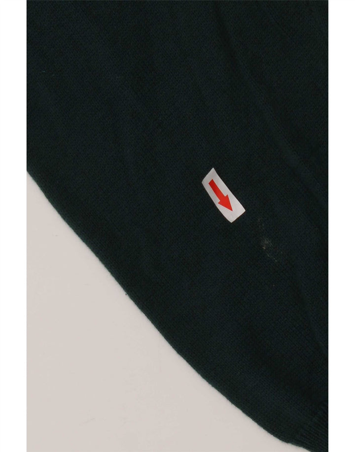 Marks & Spencer Jersey Regular Fit con Cuello en V para Hombre Algodón Verde Grande