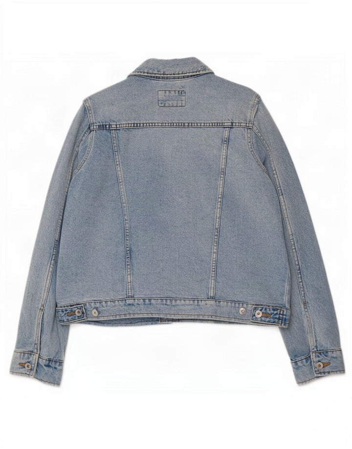 Marks & Spencer Chaqueta vaquera para mujer UK 44 Algodón azul medio