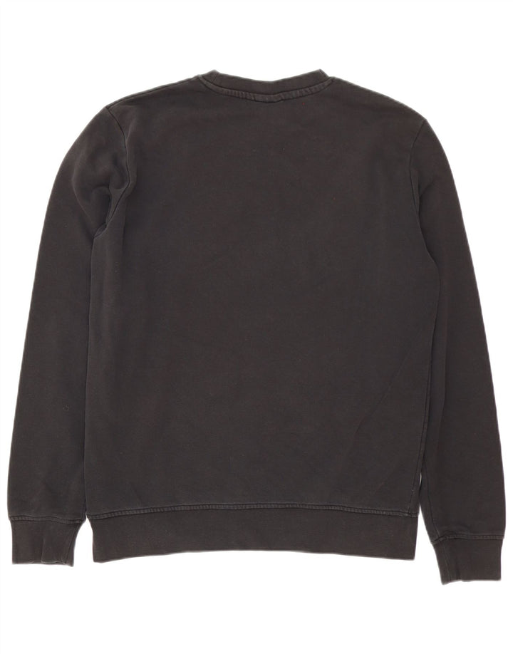 Ellesse Heritage Graphic Sudadera tipo jersey de algodón negro mediano