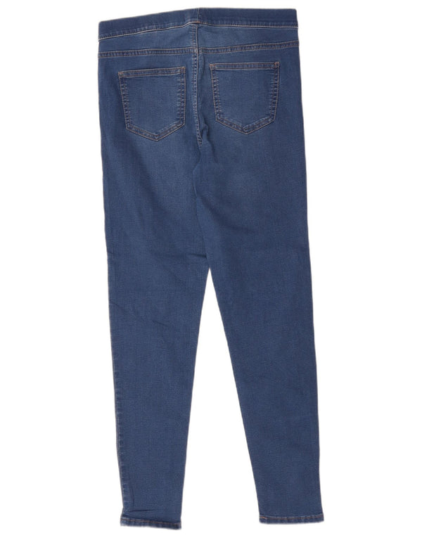 Marks & Spencer Jeans Jegging para Mujer UK 10 Small W28 L27 Algodón Azul