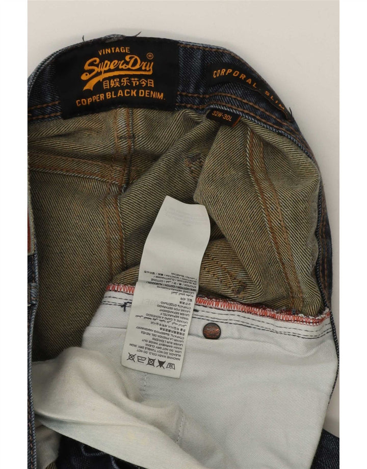 Superdry Vaqueros ajustados para hombre W32 L30 Algodón azul