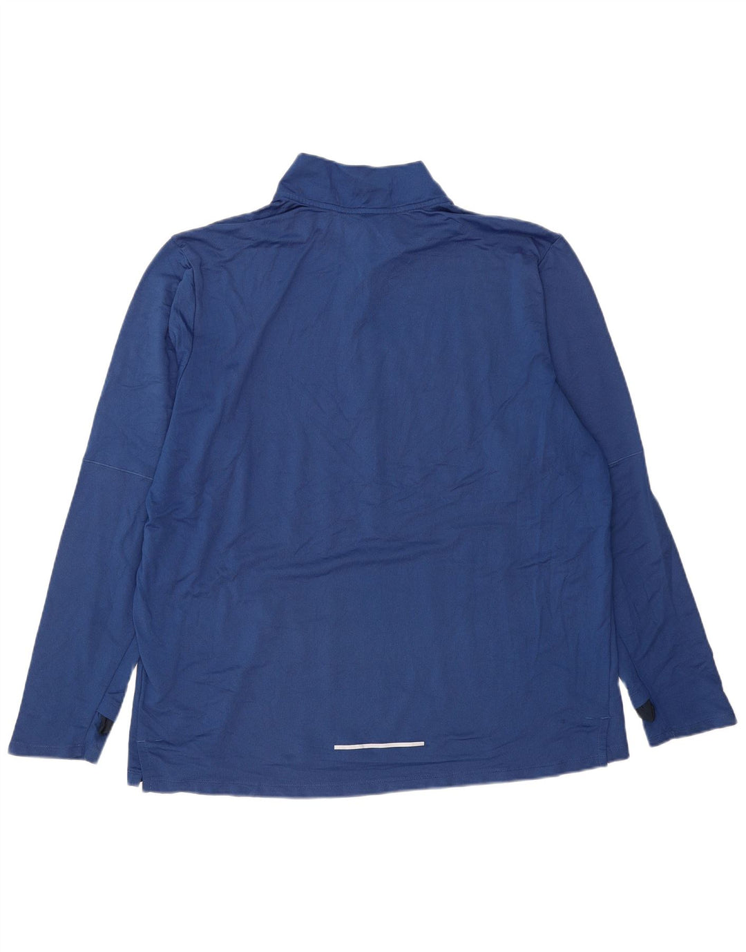 NIKE - Chándal Dri Fit con cremallera y cuello para hombre, talla 2XL, poliéster azul