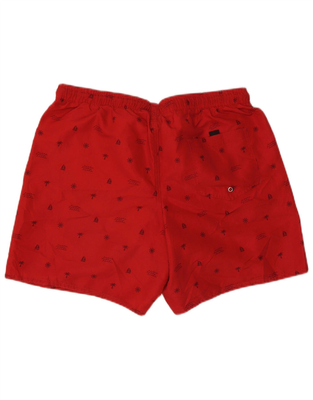 Lotto Bañador con gráfico para hombre, talla grande, rojo