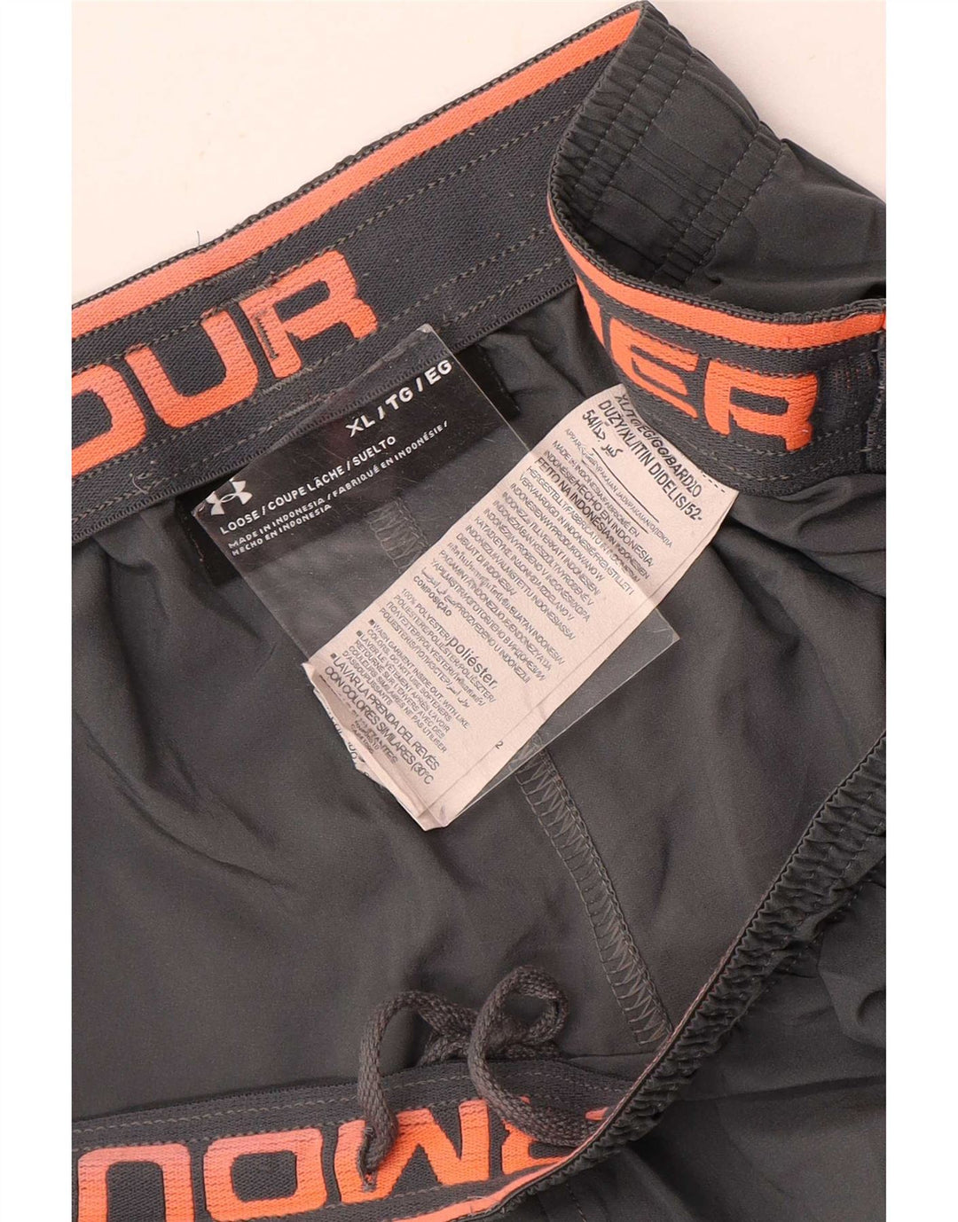 Under Armour Pantalones cortos deportivos gráficos para hombre XL Gris