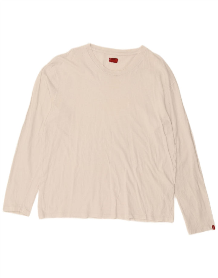 Levi's Hombre Top Manga Larga XL Algodón Blanco