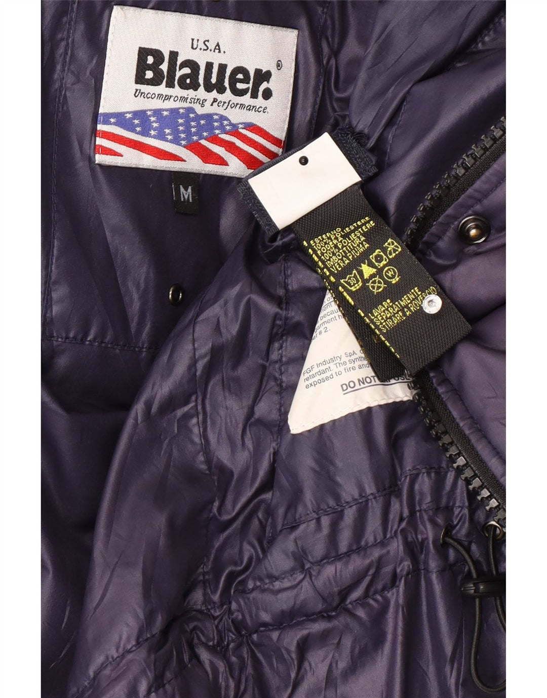 Blauer Chaqueta acolchada para mujer UK 44 Poliéster morado medio