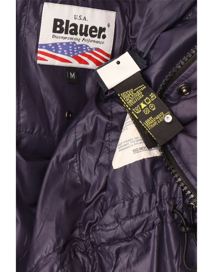 Blauer Chaqueta acolchada para mujer UK 44 Poliéster morado medio