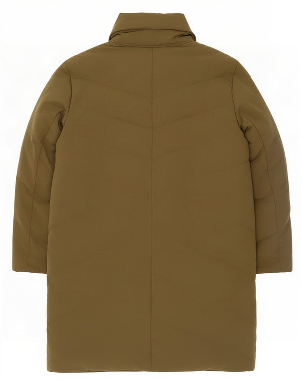French Connection Abrigo acolchado extragrande con capucha para mujer UK 40 XL Caqui