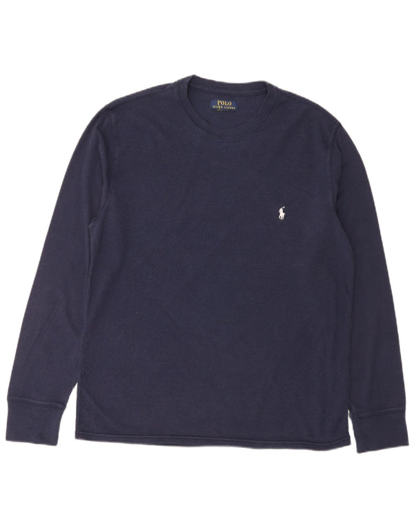 Polo Ralph Lauren Hombre Top Manga Larga Medio Azul Marino