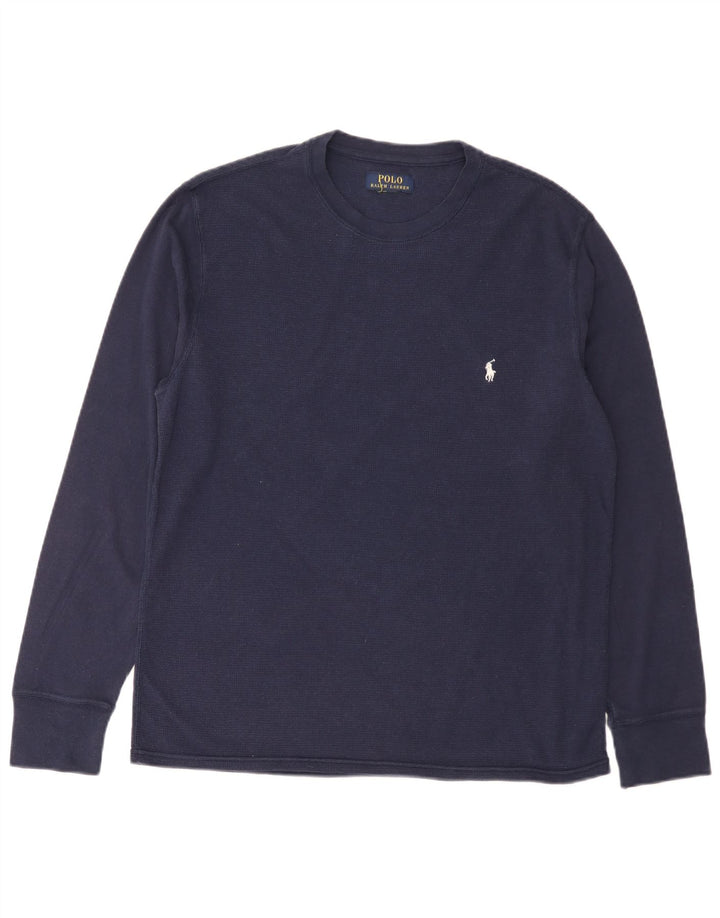 Polo Ralph Lauren Hombre Top Manga Larga Medio Azul Marino