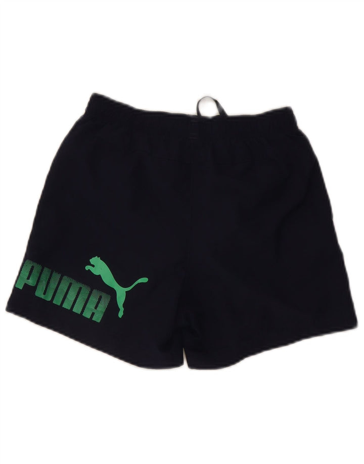 Puma Pantalón Corto Deportivo Niño 11-12 Años Azul Marino Poliéster
