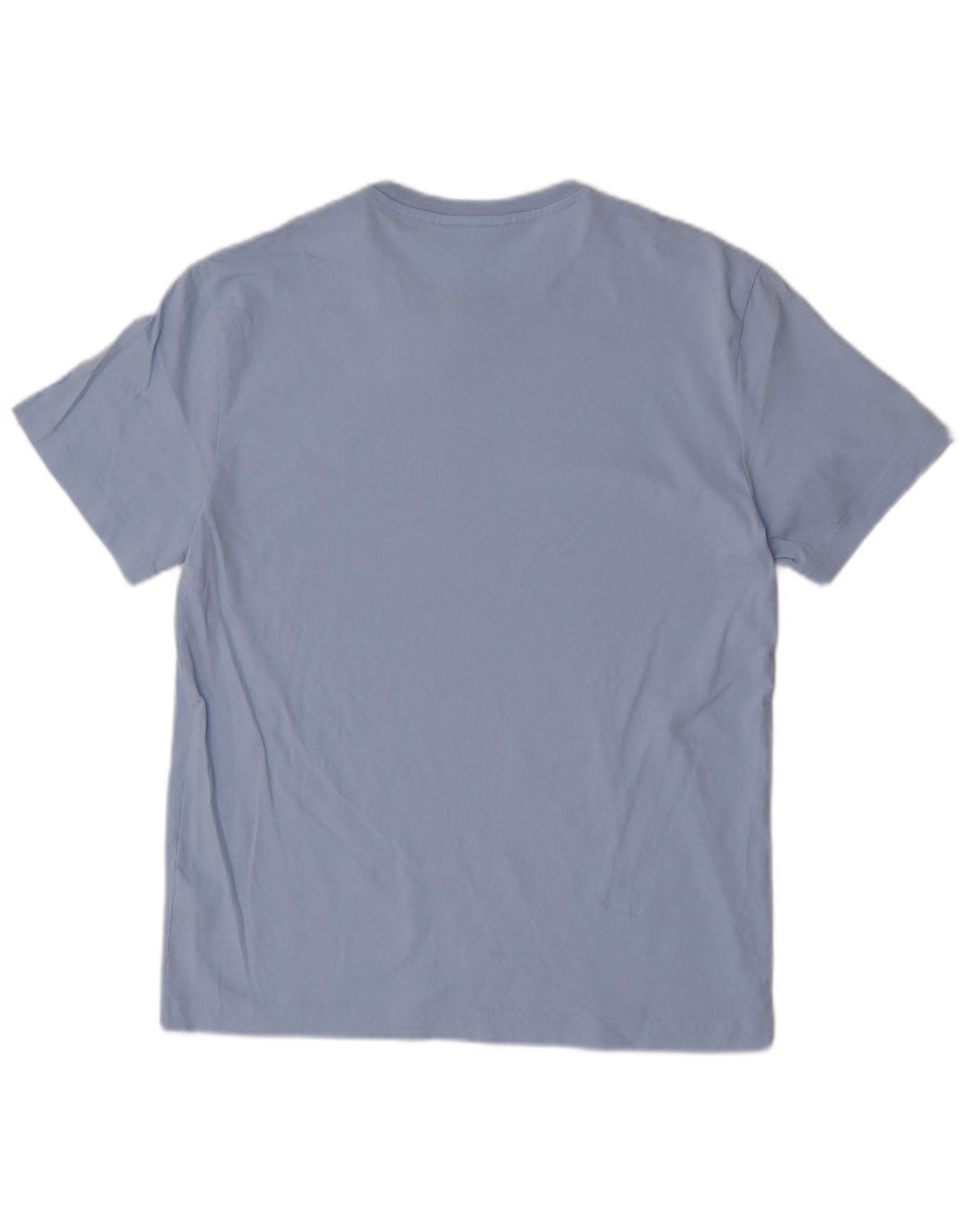 Lacoste - Camiseta de corte regular para hombre, talla 4, algodón azul mediano
