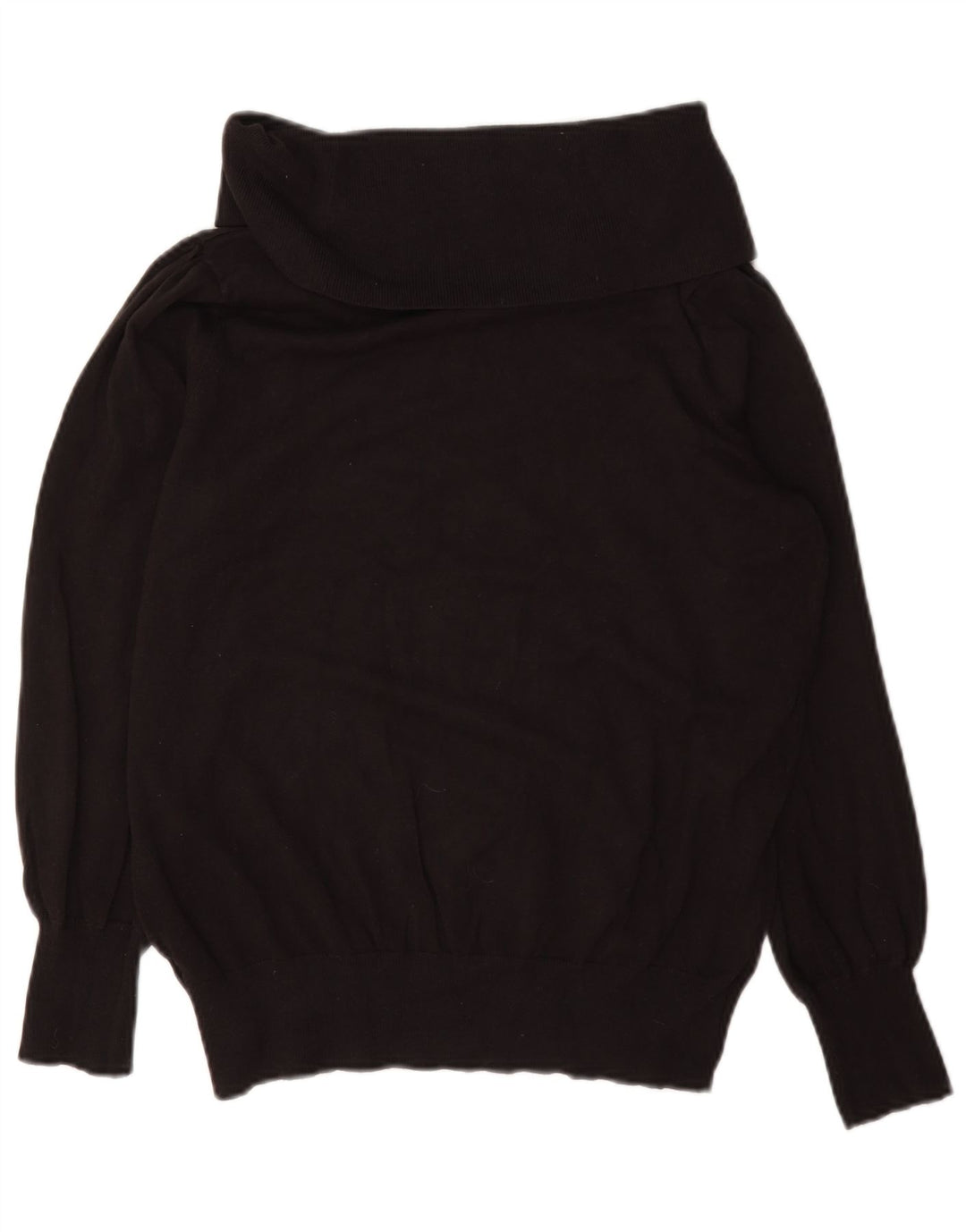 Marks & Spencer Jersey con cuello vuelto para mujer UK 46 Large Viscosa marrón