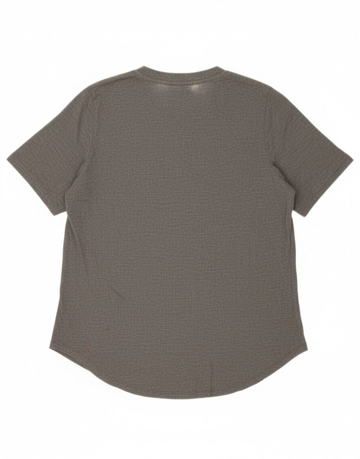 EDDIE BAUER Womens T-Shirt Top UK 18 XL Grey Polyester Vintage Eddie Bauer and Second-Hand Eddie Bauer from Messina Hembry 