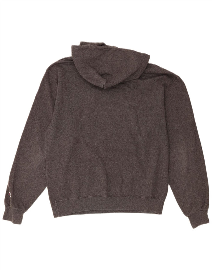 Champion Sudadera Con Capucha Y Estampado De La Universidad De Boston Para Hombre Gris Medio Moteado