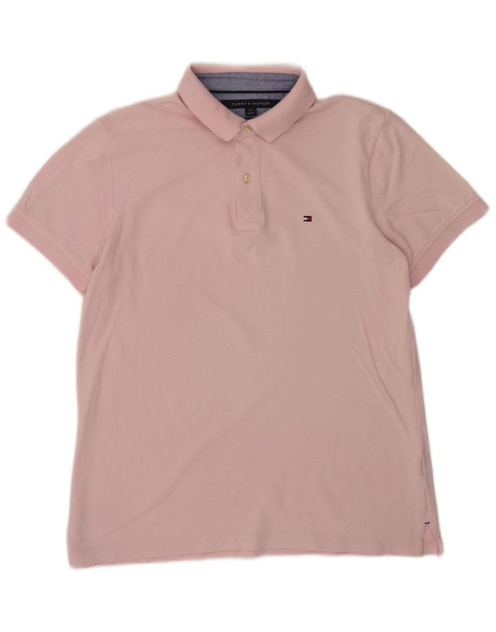 Tommy Hilfiger Polo Custom Fit para Hombre Rosa Mediano
