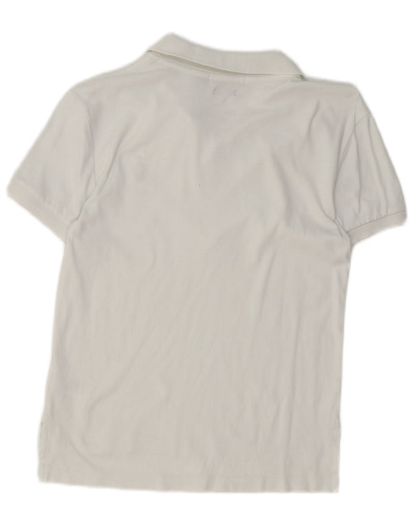 Polo Ralph Lauren Camisa de ajuste personalizado para niñas 10-11 años Mediana Algodón blanco