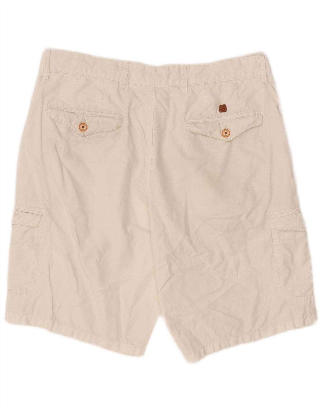 Massimo Dutti Shorts Cargo Hombre EU 42 Large W32 Blanco