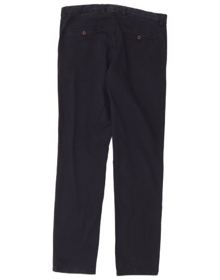 Gant Pantalón chino ajustado para hombre W34 L34 Algodón azul marino