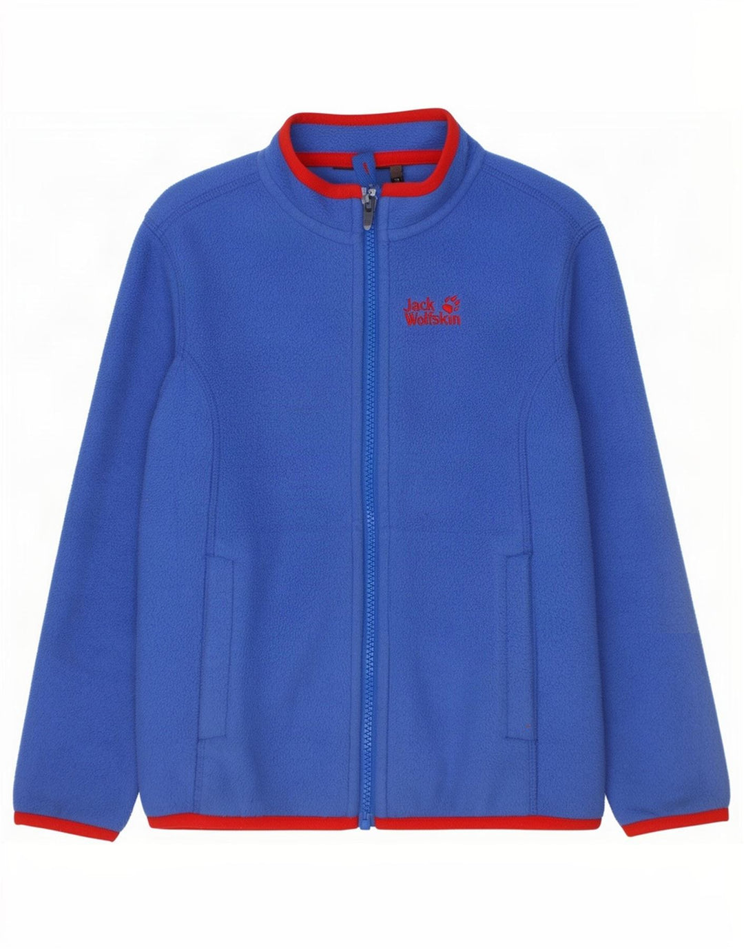 Jack Wolfskin Chaqueta polar para niño 5-6 años Azul Poliéster
