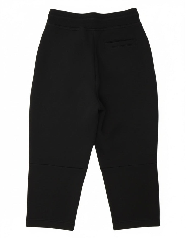 Nike - Pantalones de chándal capri para hombre, talla pequeña, algodón negro con bloques de color