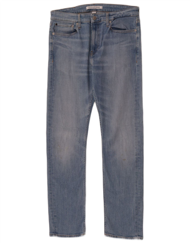 Calvin Klein Jeans ajustados para hombre W32 L32 Algodón azul