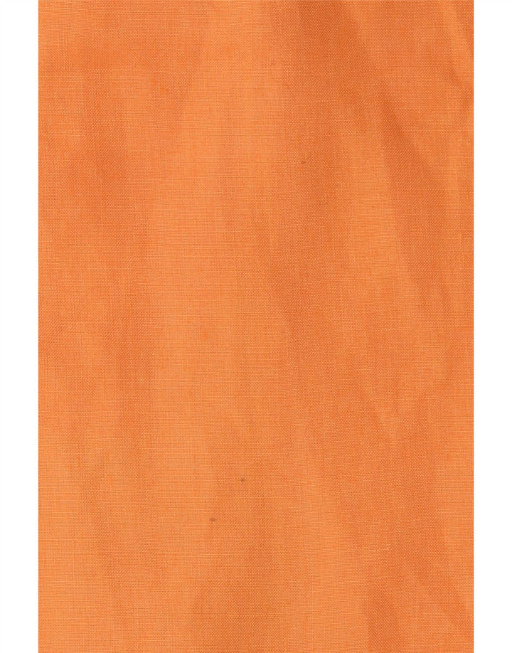 MAX & CO. Womens Pencil Skirt UK 12 Medium W28 Orange Linen Vintage Max & Co. and Second-Hand Max & Co. from Messina Hembry 
