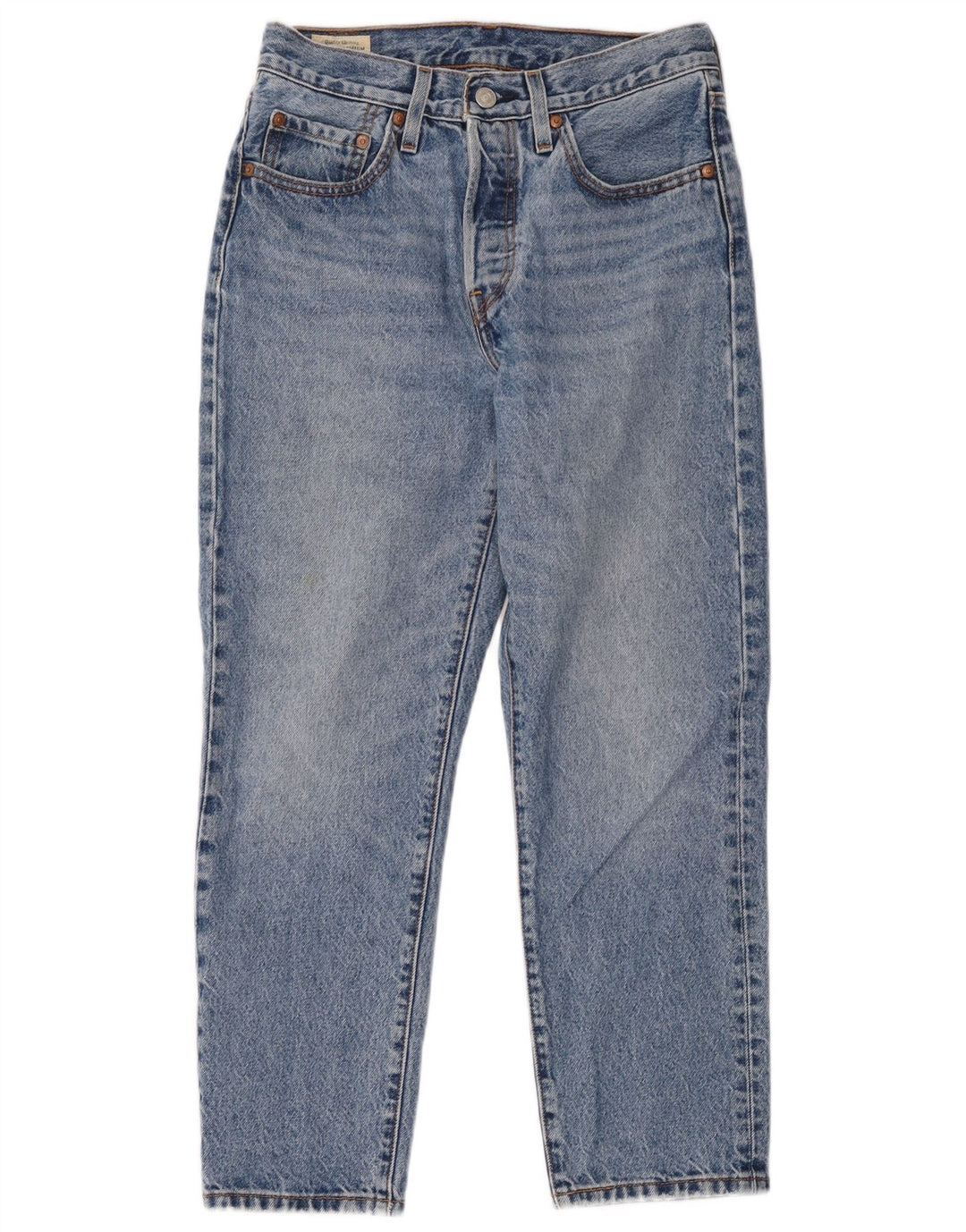 Vaqueros Levi's Mujer 501 Rectos W26 L26 Algodón Azul
