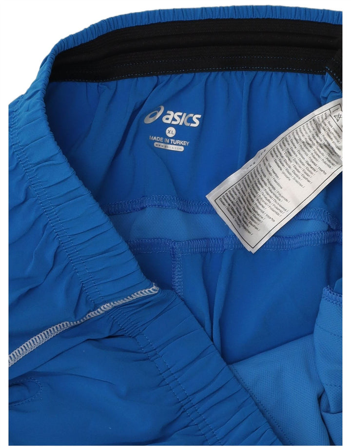 Asics Hombre Italia Graphic Pantalones De Chándal XL Azul Poliéster