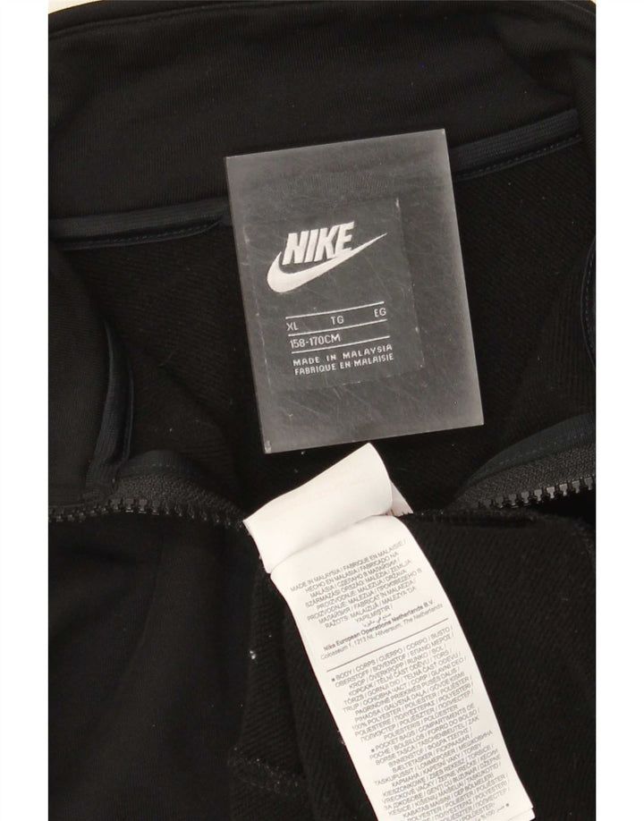 Nike Chaqueta de chándal para niño 13-14 años XL Negro Poliéster