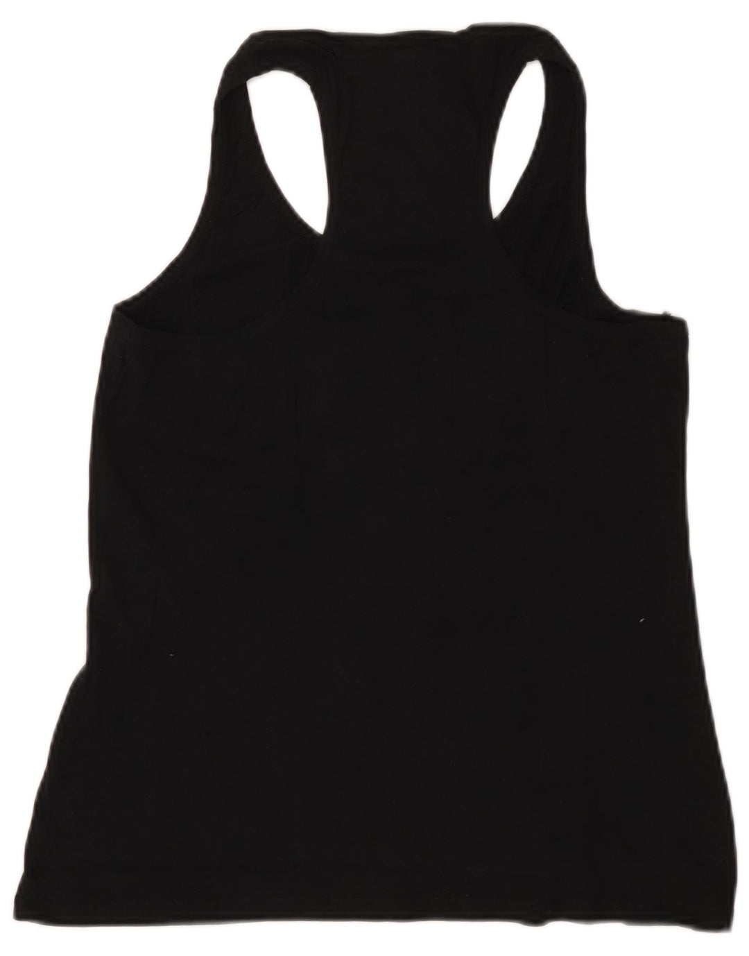 Benetton Top Sin Mangas Mujer UK 42 Mediano Negro