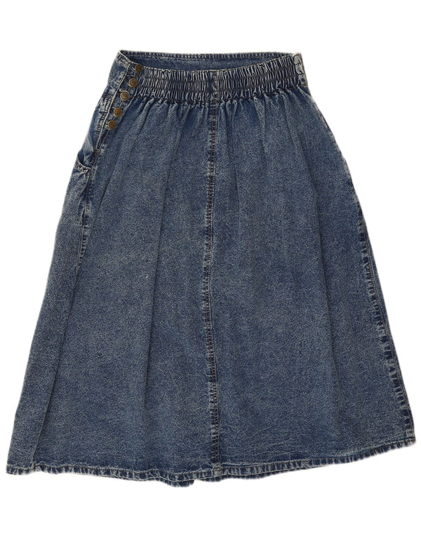 Falda vaquera vintage para mujer W28 L30 Algodón azul