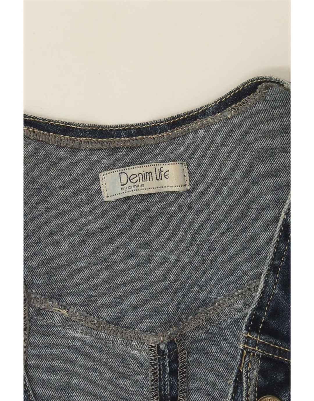 Pimkie Chaleco Vaquero para Mujer UK 8 Small Azul