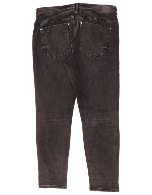 Zara Vaqueros Pitillo Mujer EU 44 XL W34 L27 Negro