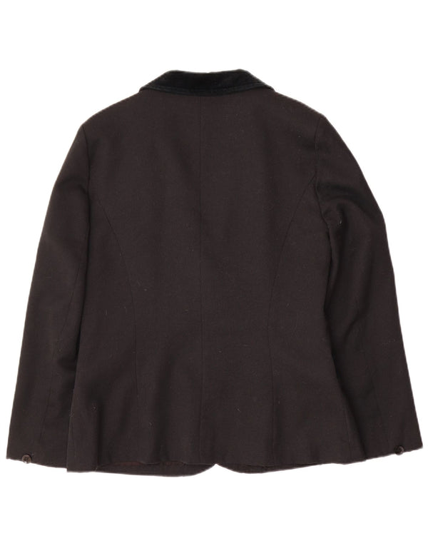 Rosami Chaqueta Blazer de 2 Botones para Mujer UK 44 Grande Acetato Negro