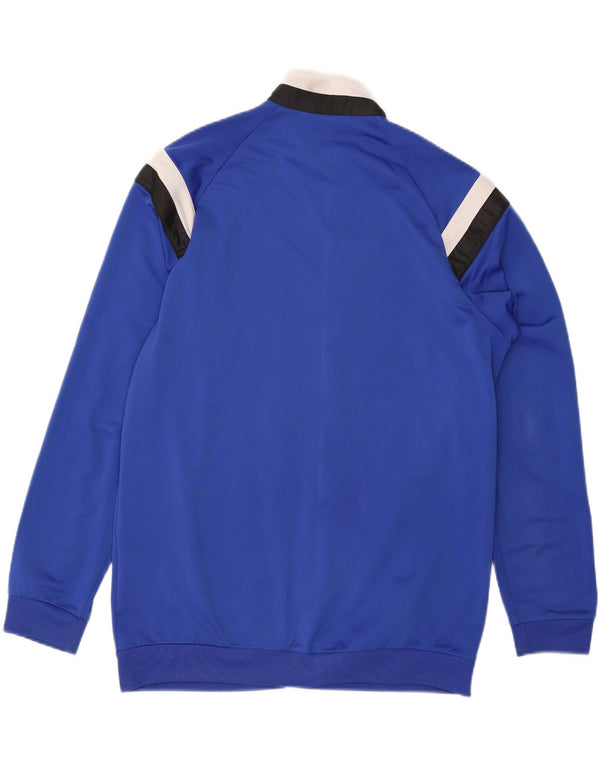 Adidas Hombre Chándal Top Chaqueta Grande Azul Colorblock Poliéster