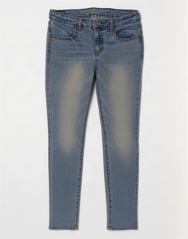 American Eagle Outfitters Vaqueros Jegging para mujer UK 6 XS W24 L26 Algodón azul