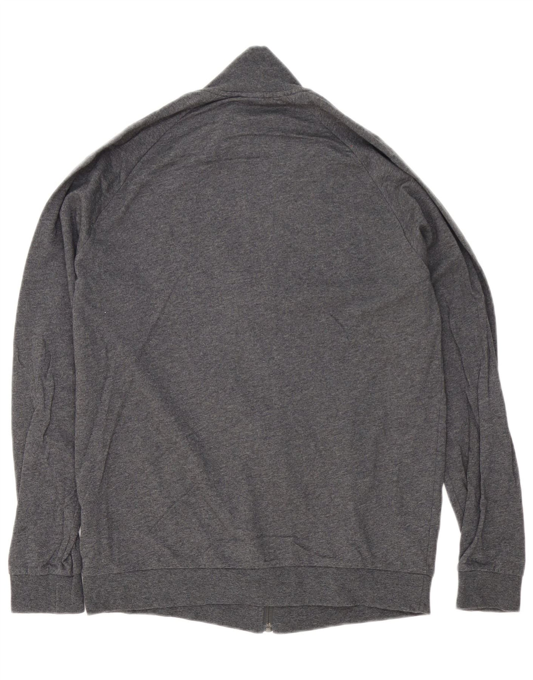 Hugo Boss Hombre Chándal Top Chaqueta Algodón Gris Medio