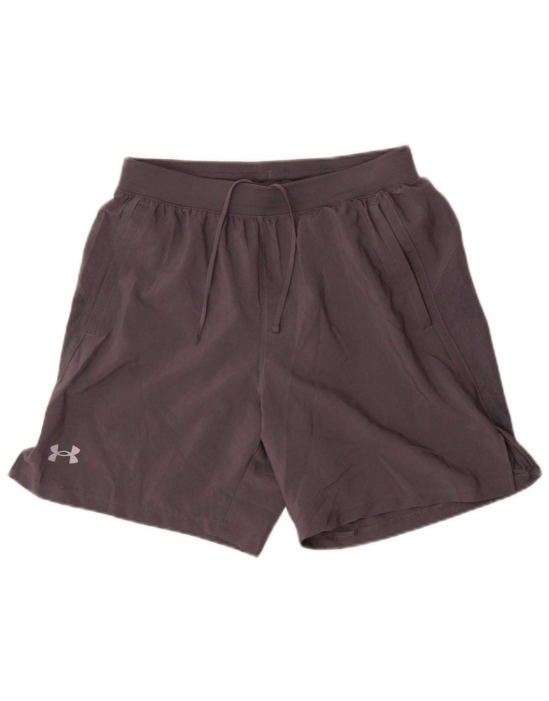 Under Armour Pantalones cortos deportivos para hombre Poliéster gris medio