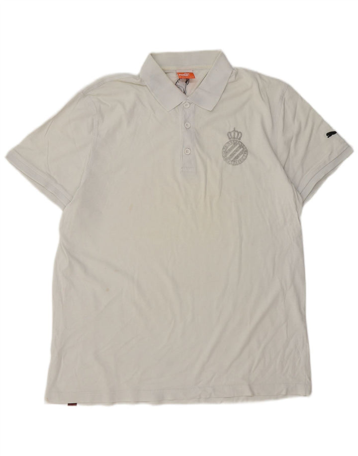 Polo Puma Hombre XL Algodón Blanco