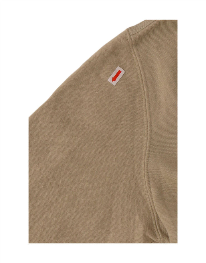 CHAMPION Mens Graphic Hoodie Jumper Medium Khaki Cotton Vintage Champion and Second-Hand Champion from Messina Hembry 