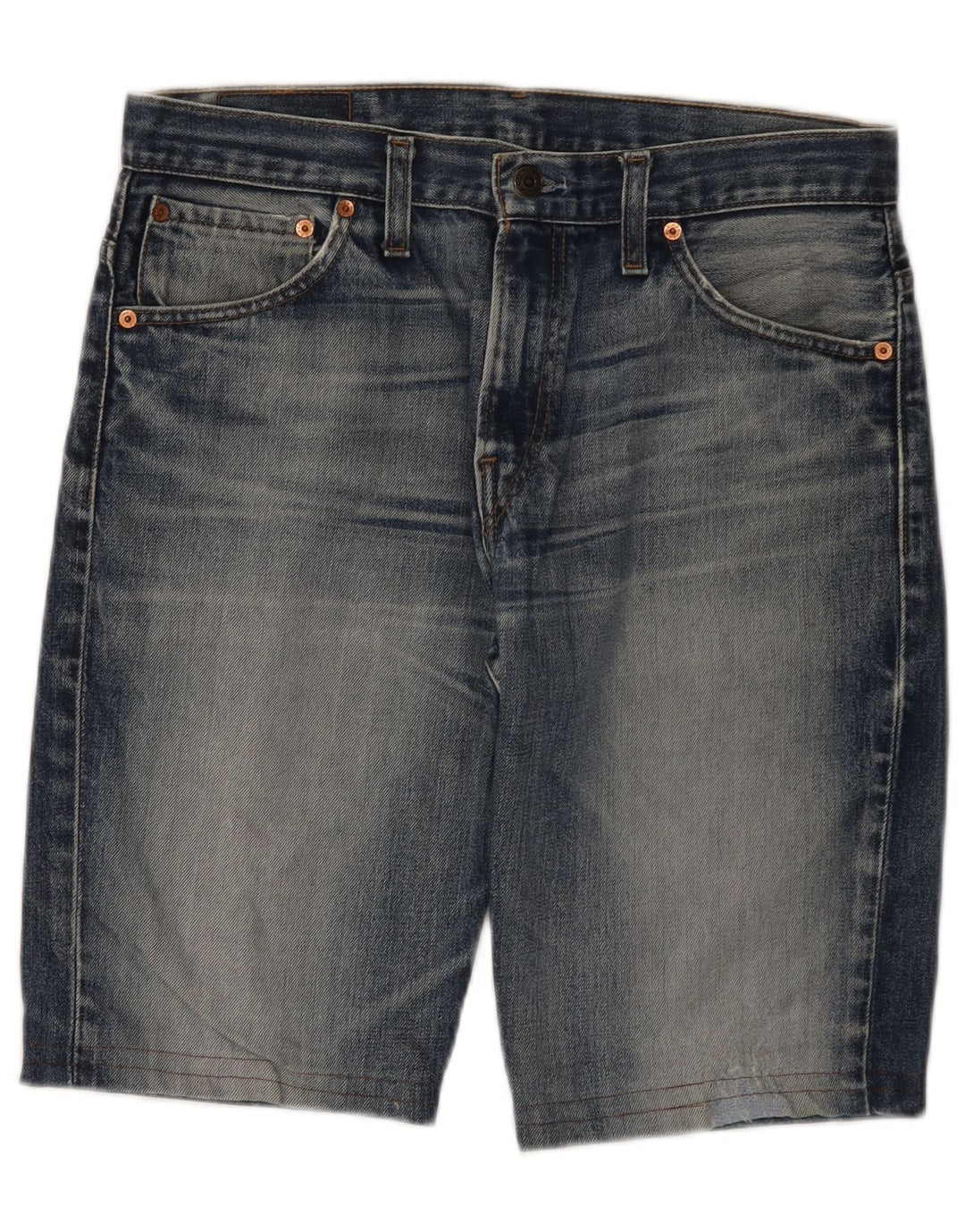 LEVI'S Mens 507 Shorts De Mezclilla W33 Algodón Azul Medio