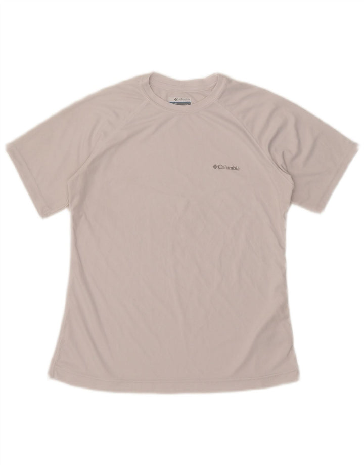 Camiseta Columbia Hombre Top Small Blanco Poliéster
