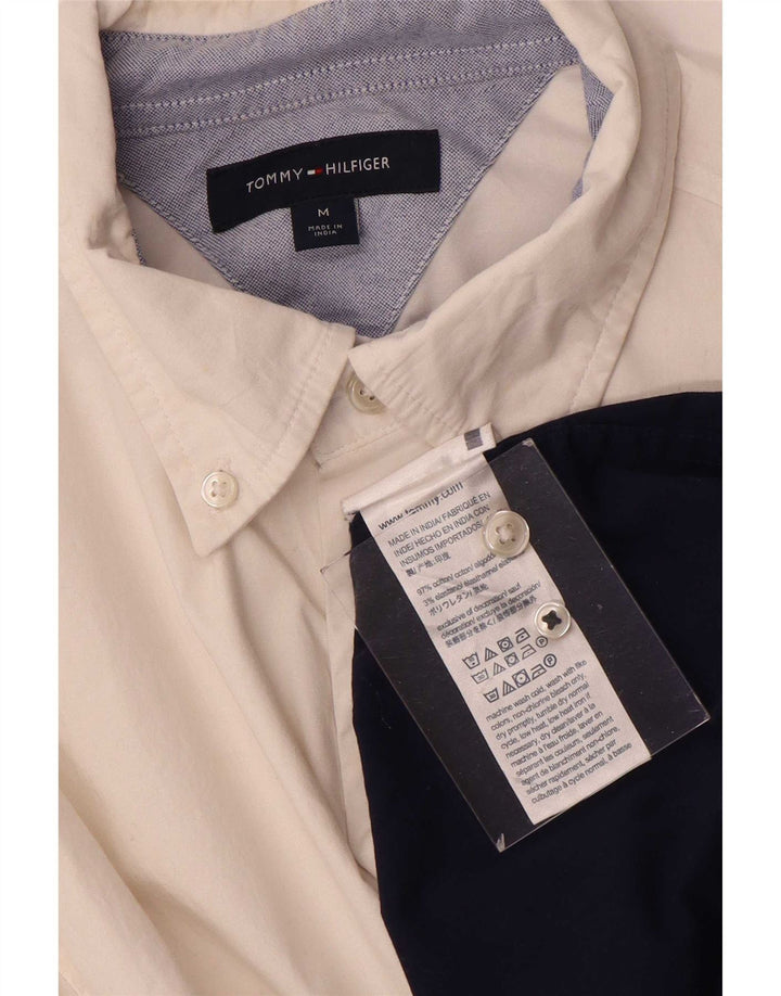 Camisa Tommy Hilfiger Hombre Medium White Colourblock