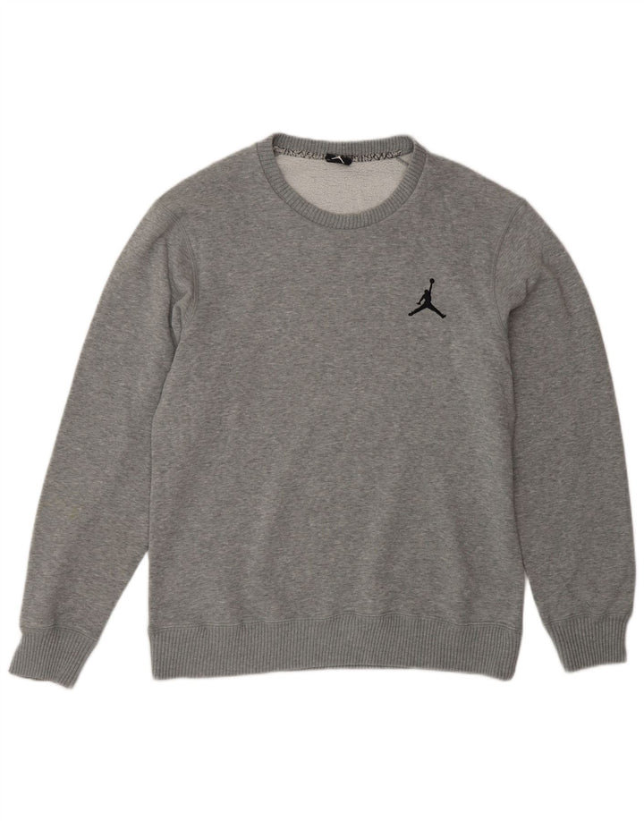 Jordan - Sudadera tipo jersey de algodón moteado en gris medio para hombre