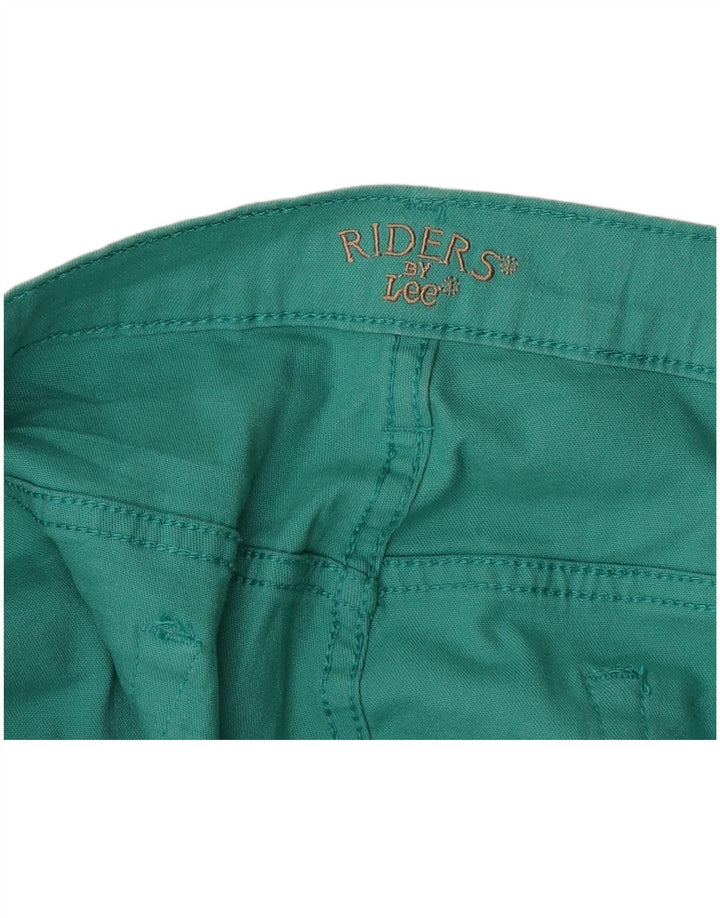 Pantalones Capri Lee Riders Mujer W44 L18 Turquesa