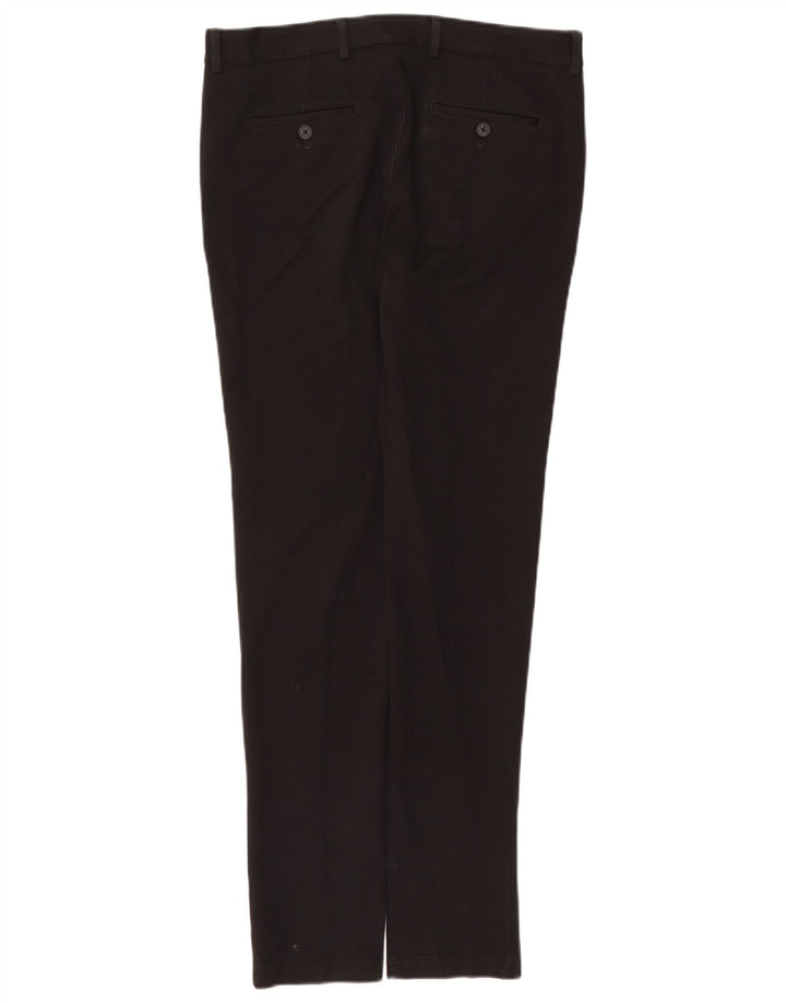 Jack & Jones Mujer Marco Slim Chino Pantalones W32 L34 Poliéster Negro