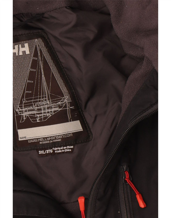 Helly Hansen Chaqueta cortavientos gráfica para hombre UK 46 3XL Poliéster negro