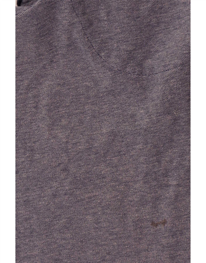 Wrangler Polo para hombre grande de algodón azul marino