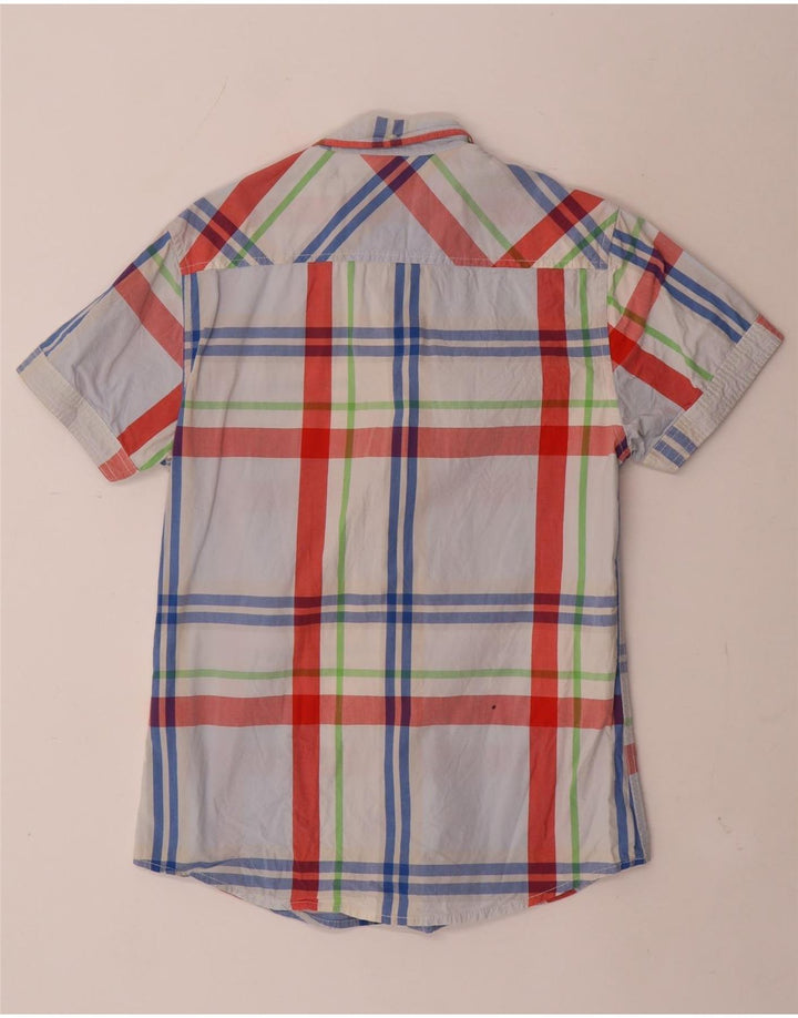 Camisa Jack & Jones Hombre Manga Corta Medium Blue Check